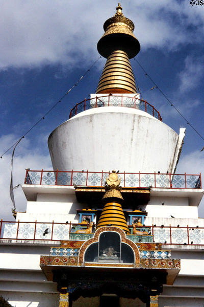 Details of Memorial chorten (1972) in Thimpu. Bhutan.