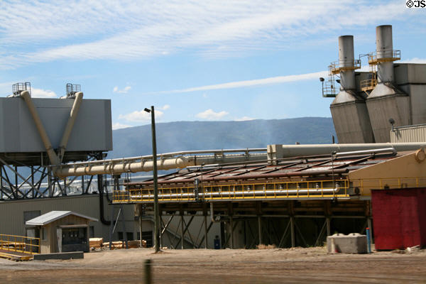 Lumber Mill near Kelowna. Kelowna, BC.