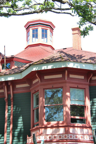 Details of Spencer Mansion (1889) at Art Gallery of Greater Victoria. Victoria, BC.