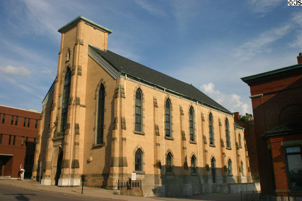 Synagogue Shaarei Zedek. Saint John, NB. Style: Gothic Revival.