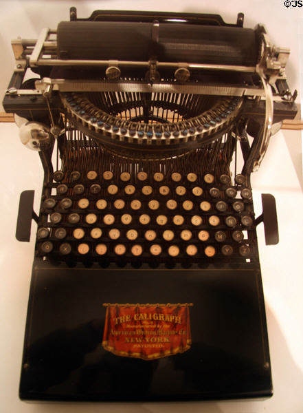 Caligraph 2 typewriter (1882) by American Writing Machine Co., NY at Royal Ontario Museum. Toronto, ON.