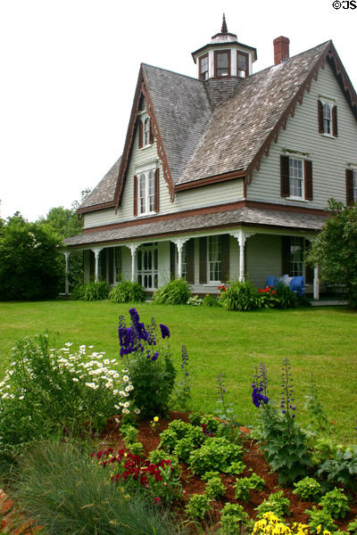 Gardens of Yeo House in Tyne Valley. PE.