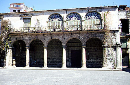 Casa del Marques de Arcos on cathedral square in Havana. Cuba.