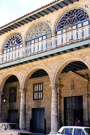 Casa de los Condes de San Juan de Jaruco in Havana. Cuba.