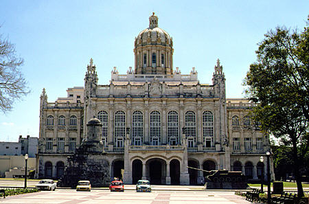 Entrance to Revolution Museum in Havana. Cuba.
