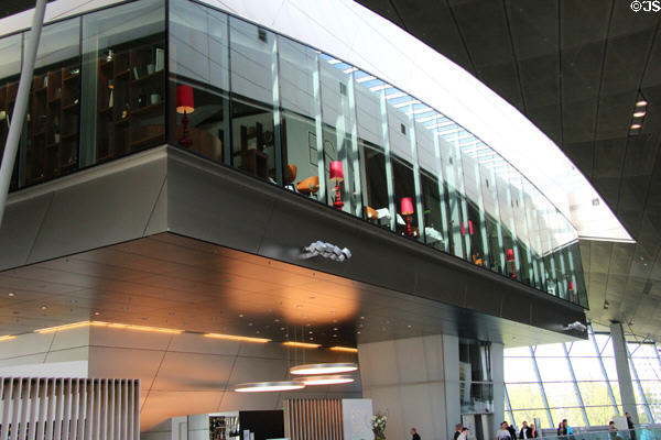 VIP lounge at BMW World. Munich, Germany.