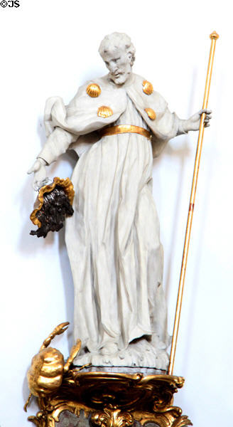 Baroque St James the Greater at Gößweinstein pilgrimage basilica. Gößweinstein, Germany.