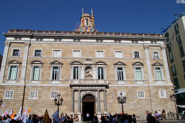 Palau de la Generalitat de Catalunya (1596) (Plaça Sant Jaume). Barcelona, Spain. Style: Renaissance. Architect: Pere Blai.