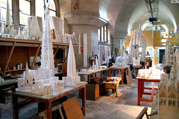 Workshop at Sagrada Familia. Barcelona, Spain.
