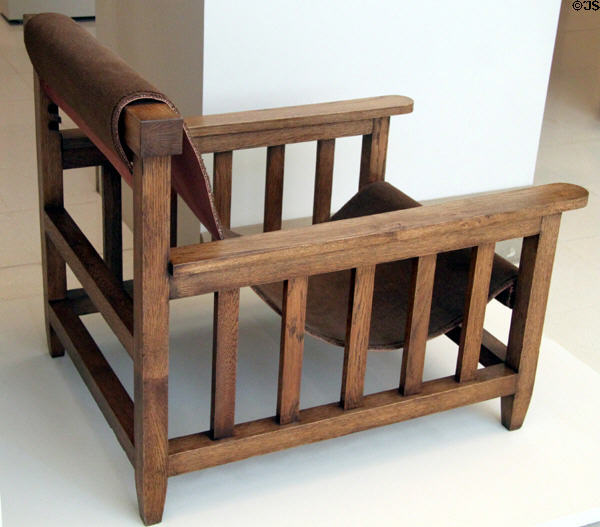 Easy chair (c1934) at Museu Nacional d'Art de Catalunya. Barcelona, Spain.