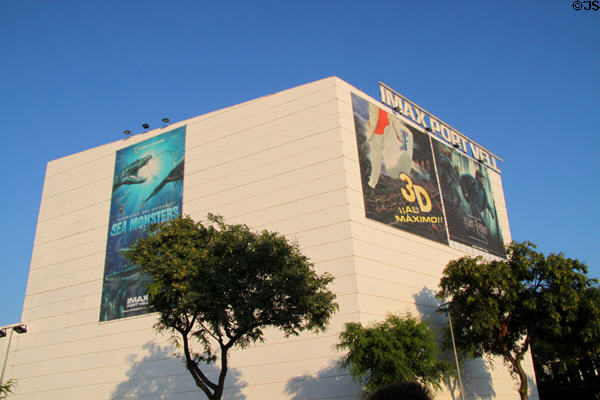 Port Vell Imax theater (1995). Barcelona, Spain. Architect: Enric Sòria & Jordi Garcés.