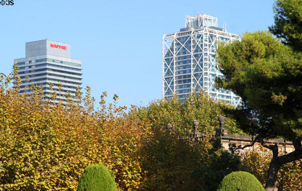 Torre Mapfre & Hotel Arts. Barcelona, Spain.