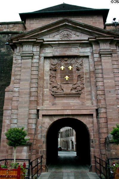 Porte de Brisach city gate (1687). Belfort, France.
