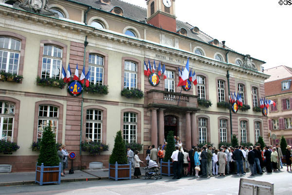 Wedding at Town Hall (1784). Belfort, France.