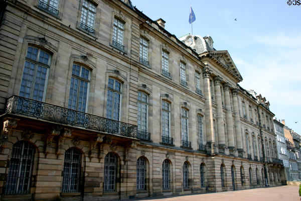 Palace of Rohan houses museums of Decorative Arts & Antiquities. Strasbourg, France.