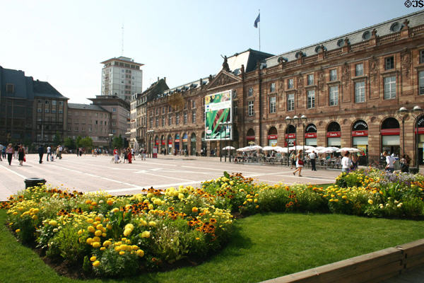 Place Kleber largest square in Strasbourg. Strasbourg, France.