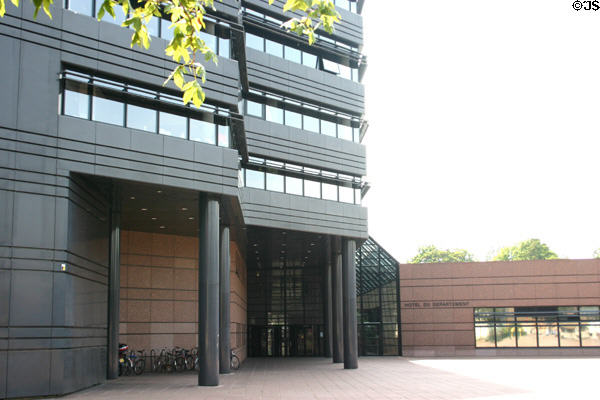 Courtyard of Hotel du Departement. Strasbourg, France.