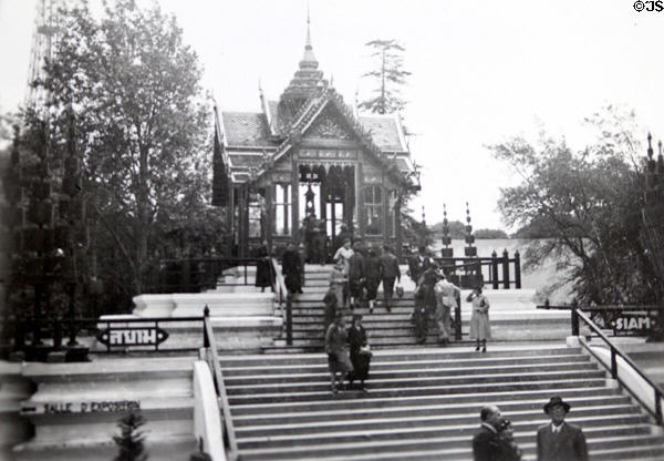 Siam Pavilion at Exposition Paris 1937. Paris, France.