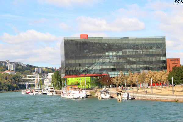 GL Events building 2014 (59 quai Riboud) in Confluence district. Lyon, France. Architect: Studio Odile Decq.