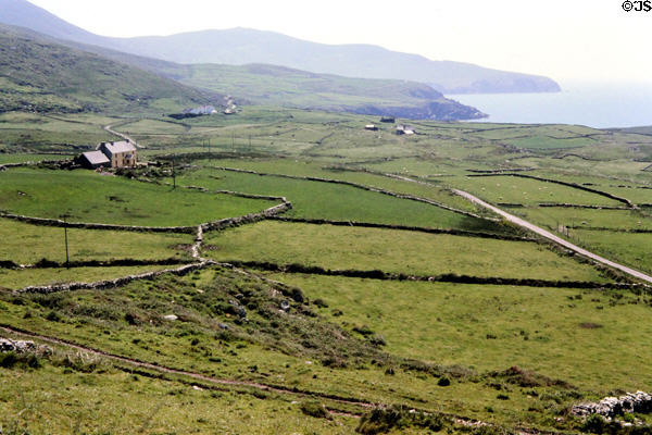 Ballinskelligs Bay coast near tip of Ring of Skellig. Ireland.