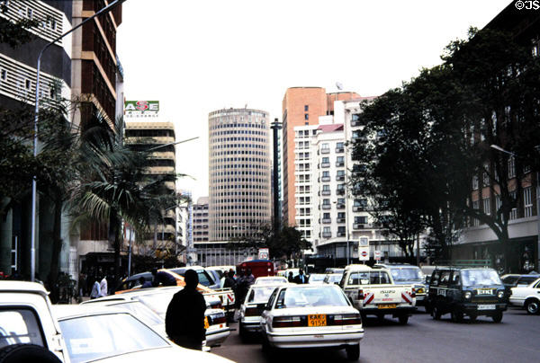 Street scene in Nairobi. Kenya.
