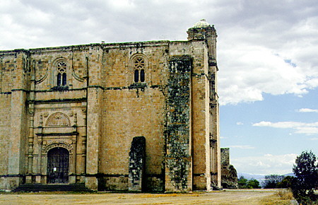 Monastery in Yanhuitlán near Oaxaca. Mexico.