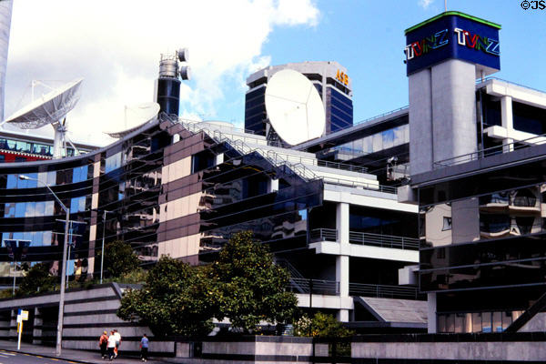 New Zealand television building. Auckland, New Zealand.
