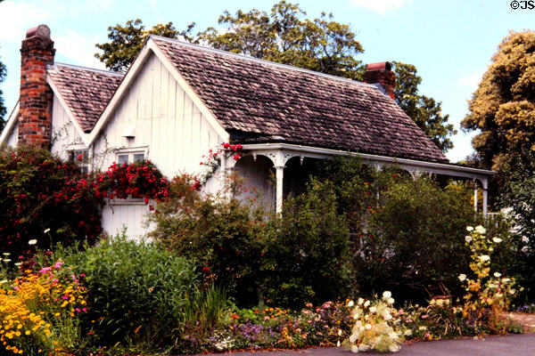 Typical house in Victorian Village at MOTAT. Auckland, New Zealand.