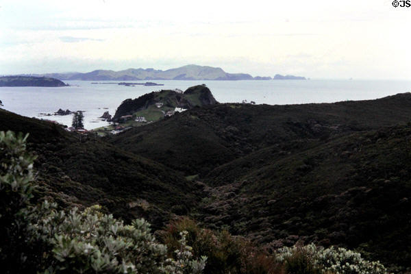 Islands off Russell. New Zealand.