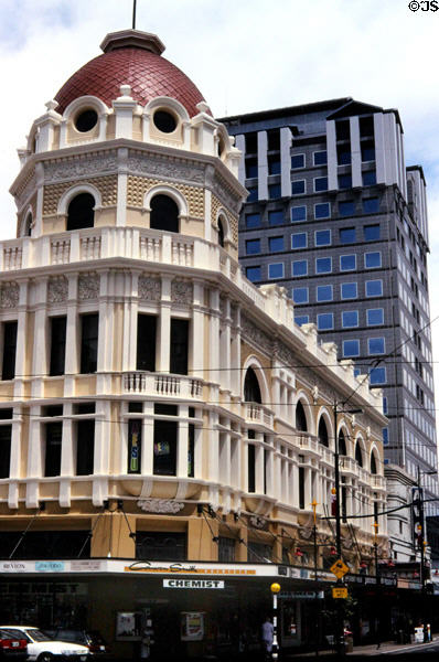Victorian commercial building in Christchurch (Ch Ch). New Zealand.