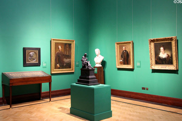 Gallery design at National Portrait Gallery of Scotland. Edinburgh, Scotland.