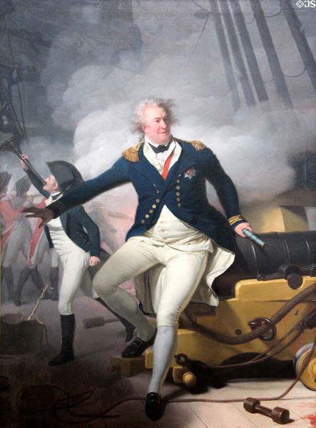 Adam Duncan, 1st Viscount Duncan of Camperdown (1798) by Henri-Pierre Danloux at National Portrait Gallery of Scotland. Edinburgh, Scotland.
