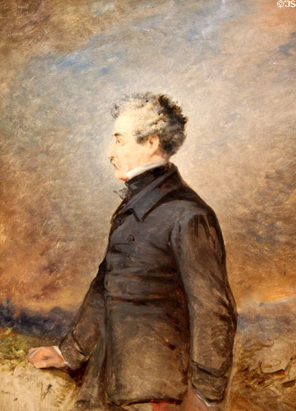 Colin Campbell, Lord Clyde portrait (1860) by Thomas Jones Barker at National Portrait Gallery of Scotland. Edinburgh, Scotland.
