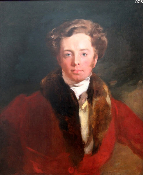 Self portrait (c1815) by Andrew Geddes at National Portrait Gallery of Scotland. Edinburgh, Scotland.