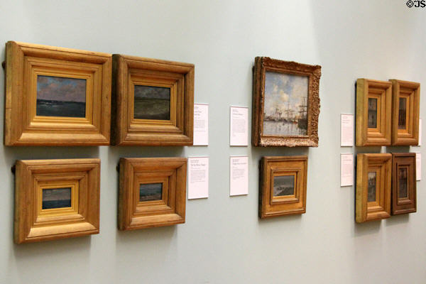 Works by James McNeill Whistler at Hunterian Art Gallery. Glasgow, Scotland.