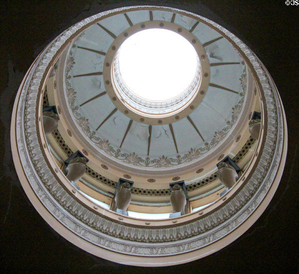 Cupola over staircase hall at Holmwood. Glasgow, Scotland.