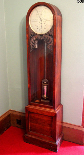 Tall clock by James Whyte of Glasgow at Holmwood. Glasgow, Scotland.