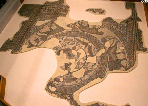 Orpheus Mosaic at Corinium Museum. Cirencester, England.