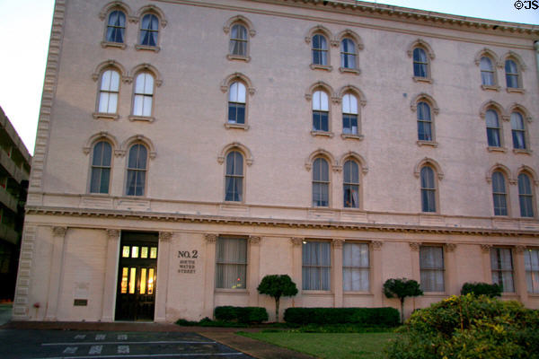 Daniels, Elgin & Co. Building (c1860) (2 South Water St.) with cast iron facade by Badger Iron Works Co. & T.H. Giles. Mobile, AL.