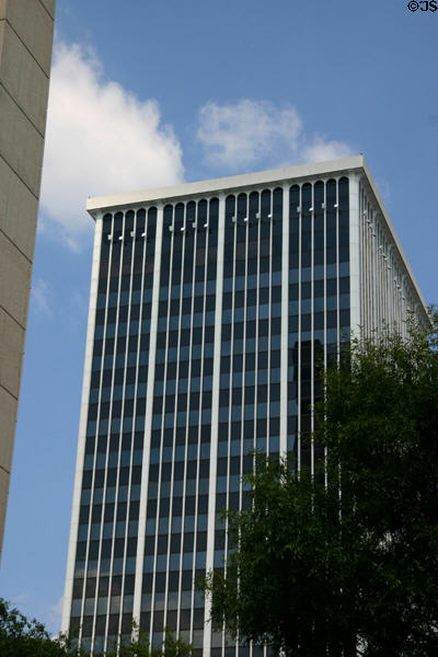 Upper stories of One Union National Plaza. Little Rock, AR.