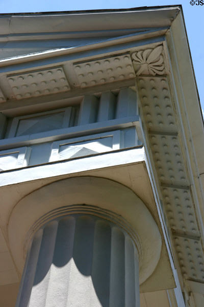 Neoclassical details of Old State House. Little Rock, AR.