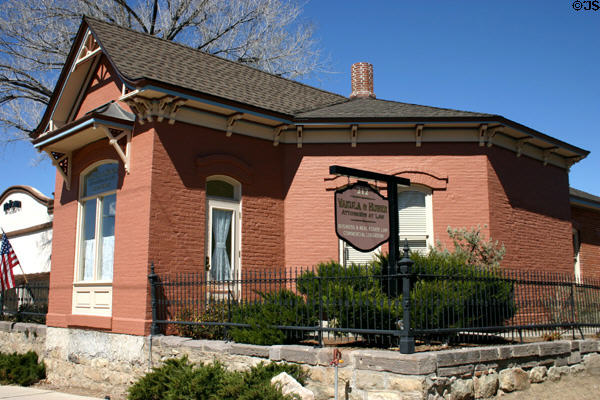 Dr. Warren E. Day Octagon (1877) (212 E. Gurley St.) constructed as medical clinic. Prescott, AZ. On National Register.