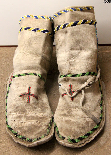 Apache boots at Tombstone Courthouse Museum. Tombstone, AZ.