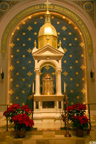 Tabernacle of Sacramento Cathedral. Sacramento, CA.