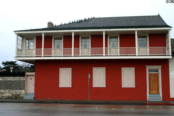 Cooper-Molera Adobe (1831-2) by Captain John Rogers Cooper (Munras & Polk Sts.). Monterey, CA.