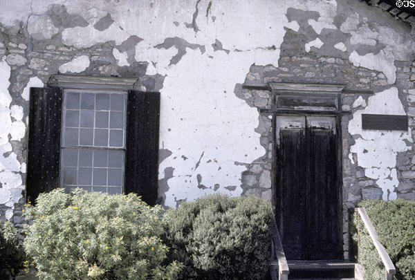 Adobe house (late 1830s) later used as Quarters by Lieutenant (later Civil War General) William Tecumseh Sherman during occupation of 1847 (on Main beside Larkin House). Monterey, CA.