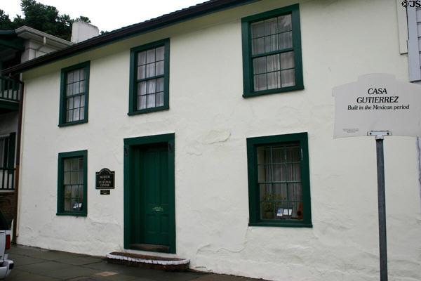Casa Joaquin Gutierrez (pre 1847) now Thomas Kinkaix Museum & Cultural Center (on Main at Hartwell). Monterey, CA.