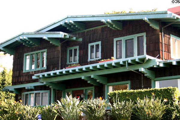 Milbank house (1910-1) (236 Adelaide Dr.). Santa Monica, CA. Style: Craftsman.