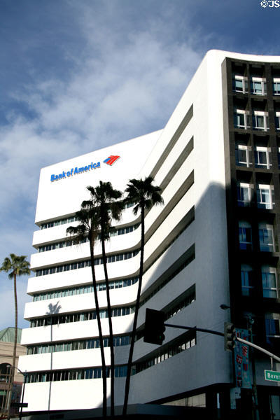 Bank of America Building (1961) (8 floors) (9501 Wilshire Blvd.). Beverly Hills, CA.