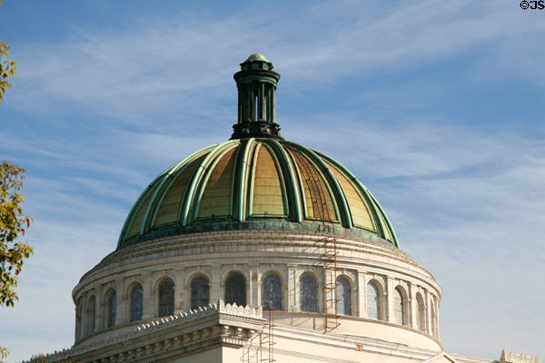 Dome of Second Church of Christ Scientist (1908) (948 W. Adams Blvd.). Los Angeles, CA. Architect: Alfred Rosenheim.